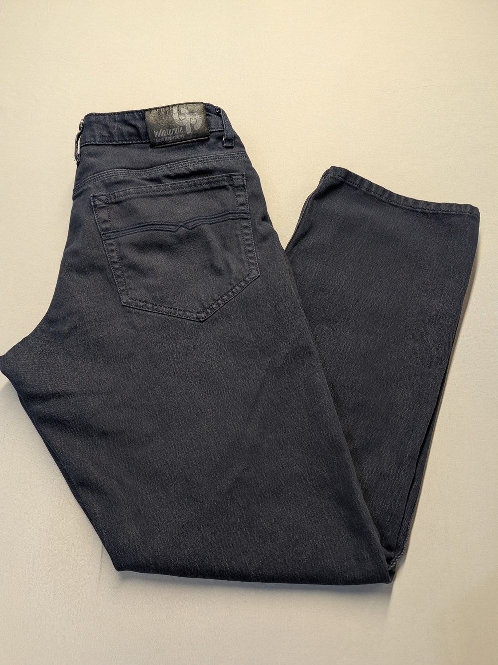 Bulletprufe Denim Jeans Men's 34x32 Charcoal Black Straight Stretch Durable